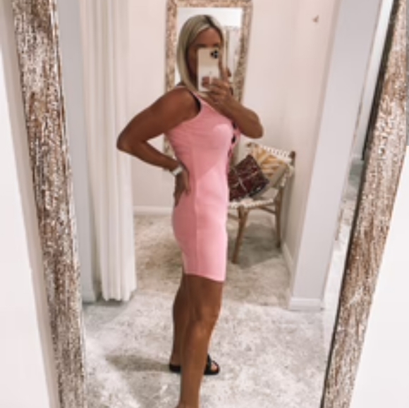 NWT Tosca & Salome Pink Tank Dress - Picture 4 of 9